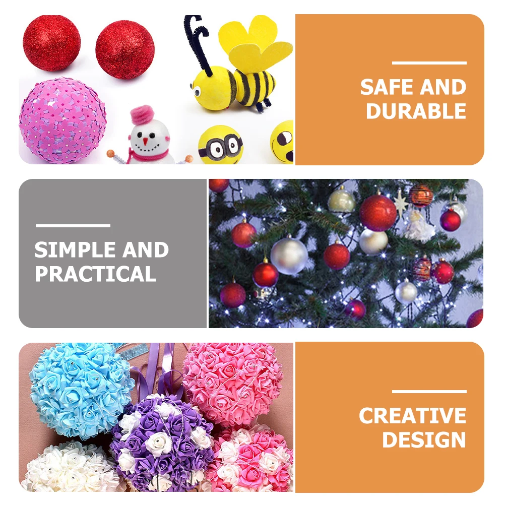 Ball Foam Decoration Christmas Crafts Handmade Foams Solid Balls Decorations 
Ball Foam Decoration Christmas Crafts Handmade Foams Solid Balls Decorations