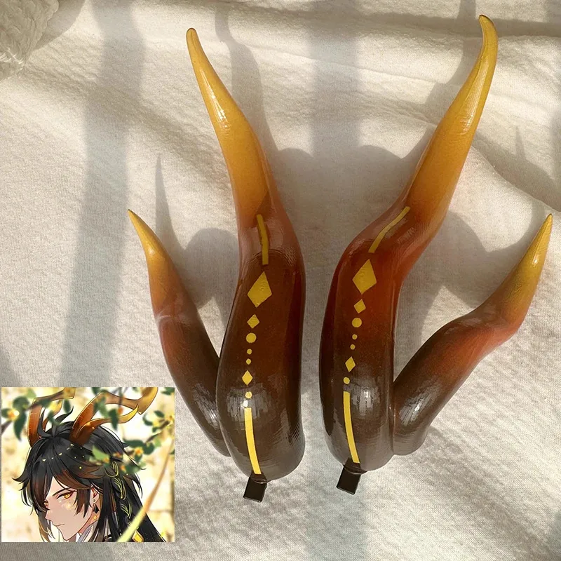 Game Zhong Li Cosplay Horns Genshin Impact Headwear Cosplay Replica Prop Decoration Character Accessories Halloween Props
Game Zhong Li Cosplay Horns Genshin Impact Headwear Cosplay Replica Prop Decoration Character Accessories Halloween Props