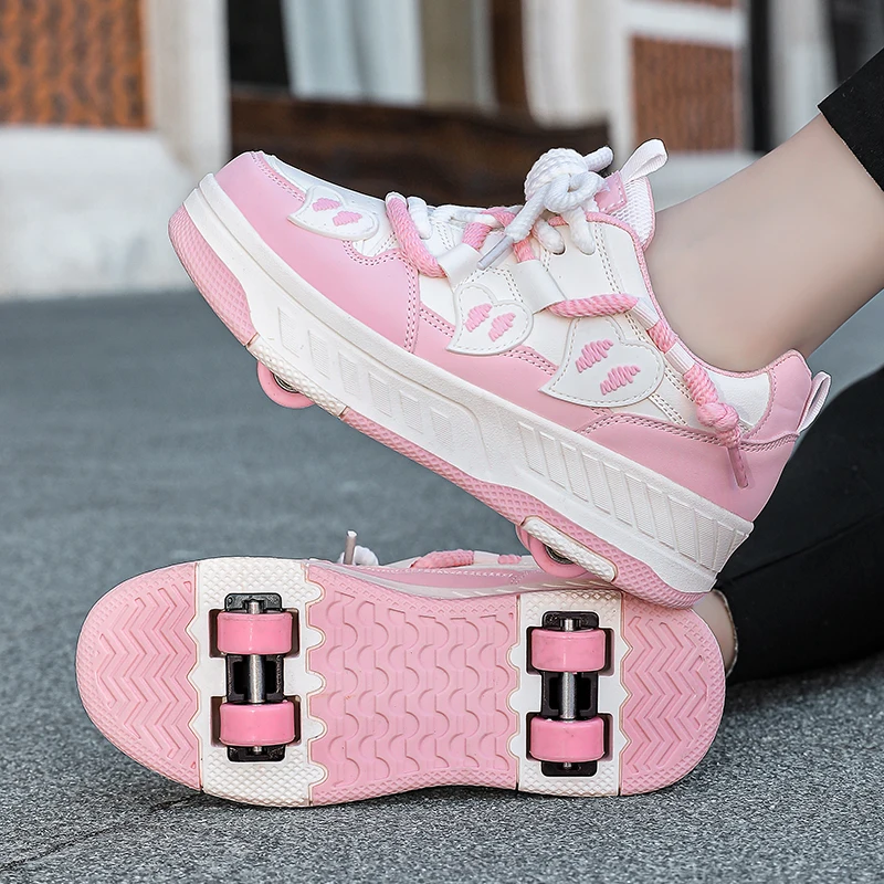 Four Wheel Power Walking Transformable Shoes Unisex Double Row Inline Skates Sports Rollerblading Dual Use Shoes
Four Wheel Power Walking Transformable Shoes Unisex Double Row Inline Skates Sports Rollerblading Dual Use Shoes