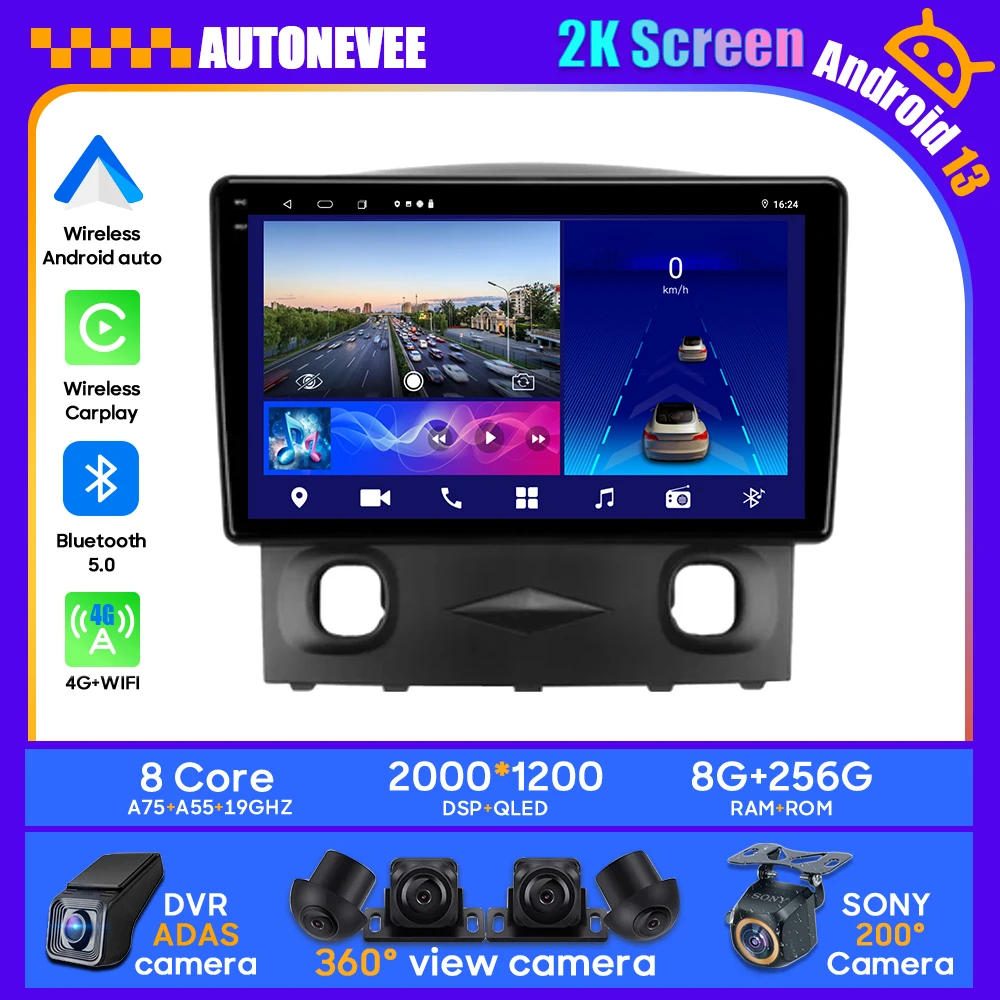DVD Android Radio For Ford Escape 1 2007-2012 Head Unit Multimedia Player GPS Navigation Video Player BT 5G Wireless Carplay
DVD Android Radio For Ford Escape 1 2007-2012 Head Unit Multimedia Player GPS Navigation Video Player BT 5G Wireless Carplay