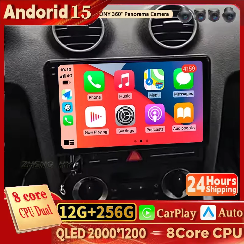 Android 15 2K QLED для Audi A3 2 8P 2003-2013 S3 2 2006-2012 RS3 Android Автомобильный радиоприемник Мультимедийный видеоплеер GPS Стерео CarPlay 4G
Android 15 2K QLED для Audi A3 2 8P 2003-2013 S3 2 2006-2012 RS3 Android Автомобильный радиоприемник Мультимедийный видеоплеер GPS Стерео CarPlay 4G