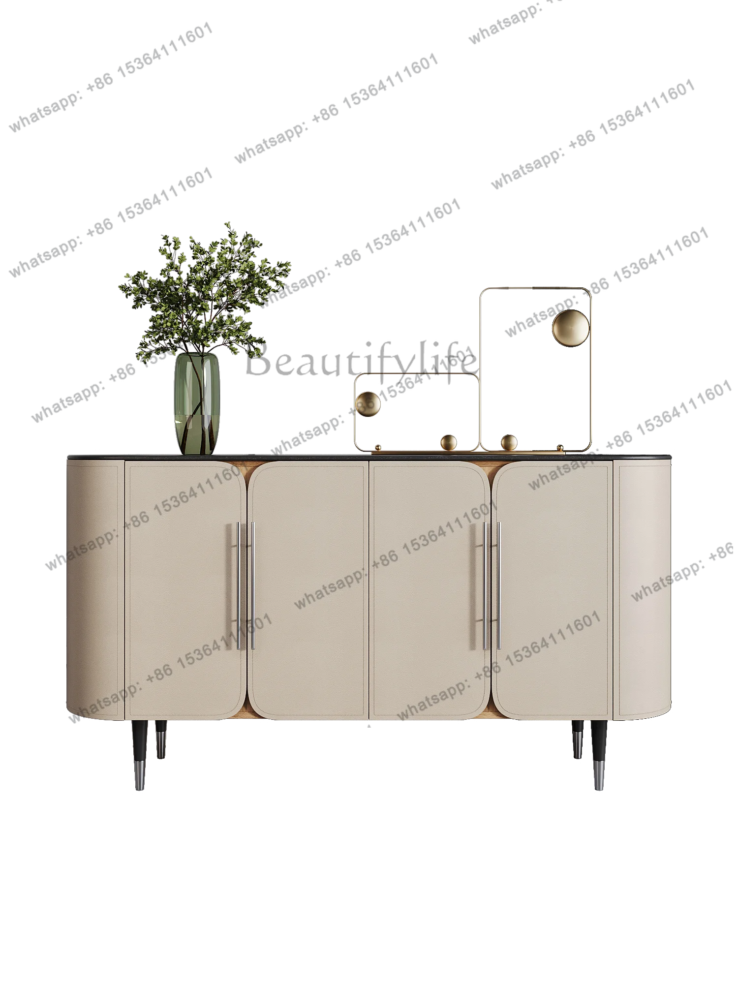Italian minimalist entrance cabinet saddle leather dining side cabinet large capacity storage rock slab decoration
Italian minimalist entrance cabinet saddle leather dining side cabinet large capacity storage rock slab decoration