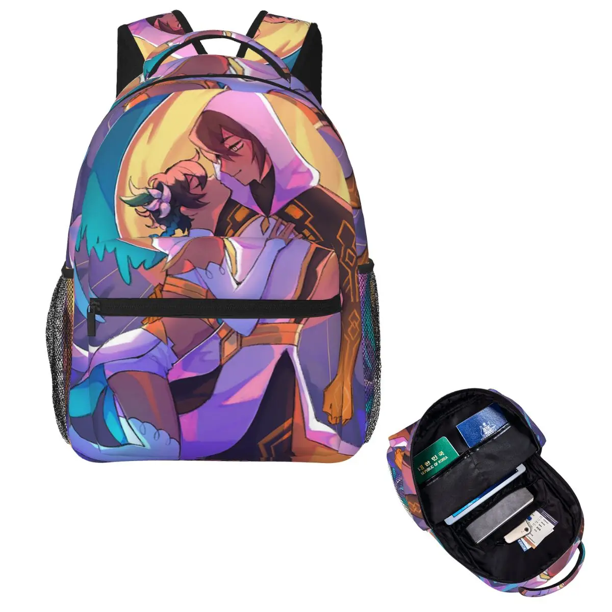 Genshin Impact Zhongli Venti Student Backpack School Bag Hiking Travel Daypack for Boys Girls Fashion Bookbag Shoulder Bags
Genshin Impact Zhongli Venti Student Backpack School Bag Hiking Travel Daypack for Boys Girls Fashion Bookbag Shoulder Bags
