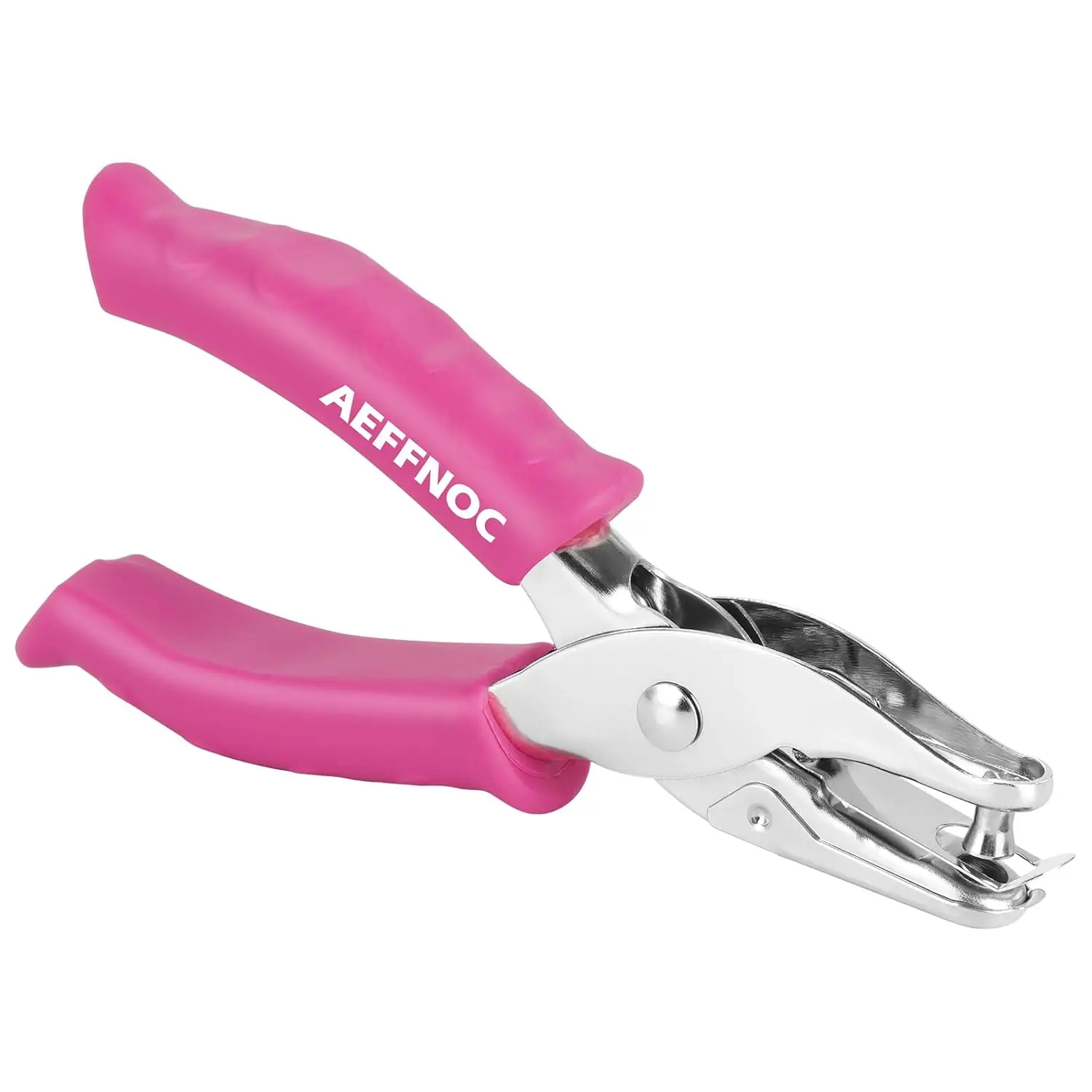 1/4" Single Hole Punch, Soft Grip, 6-Sheet Capacity, with Tray, Pink
1/4" Single Hole Punch, Soft Grip, 6-Sheet Capacity, with Tray, Pink