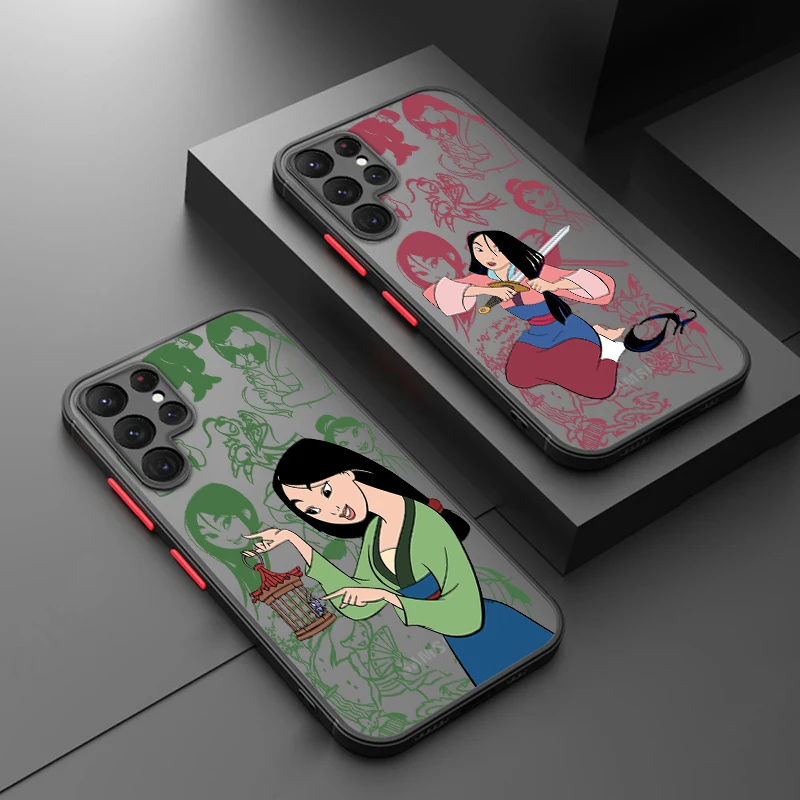 Disney Movie Mulan Girl For Samsung S24 S23 S22 S21 Ultra S20 FE S10 Plus Lite 4G 5G Frosted Translucent Cover Capa Fundas
Disney Movie Mulan Girl For Samsung S24 S23 S22 S21 Ultra S20 FE S10 Plus Lite 4G 5G Frosted Translucent Cover Capa Fundas