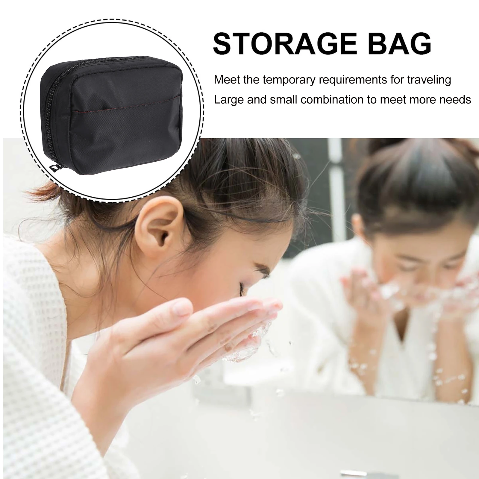 Mini Toiletry Bag Lightweight Durable Red Travel Size Pouch Storage ganizer Waterproof Makeup Brush Holder
Mini Toiletry Bag Lightweight Durable Red Travel Size Pouch Storage ganizer Waterproof Makeup Brush Holder