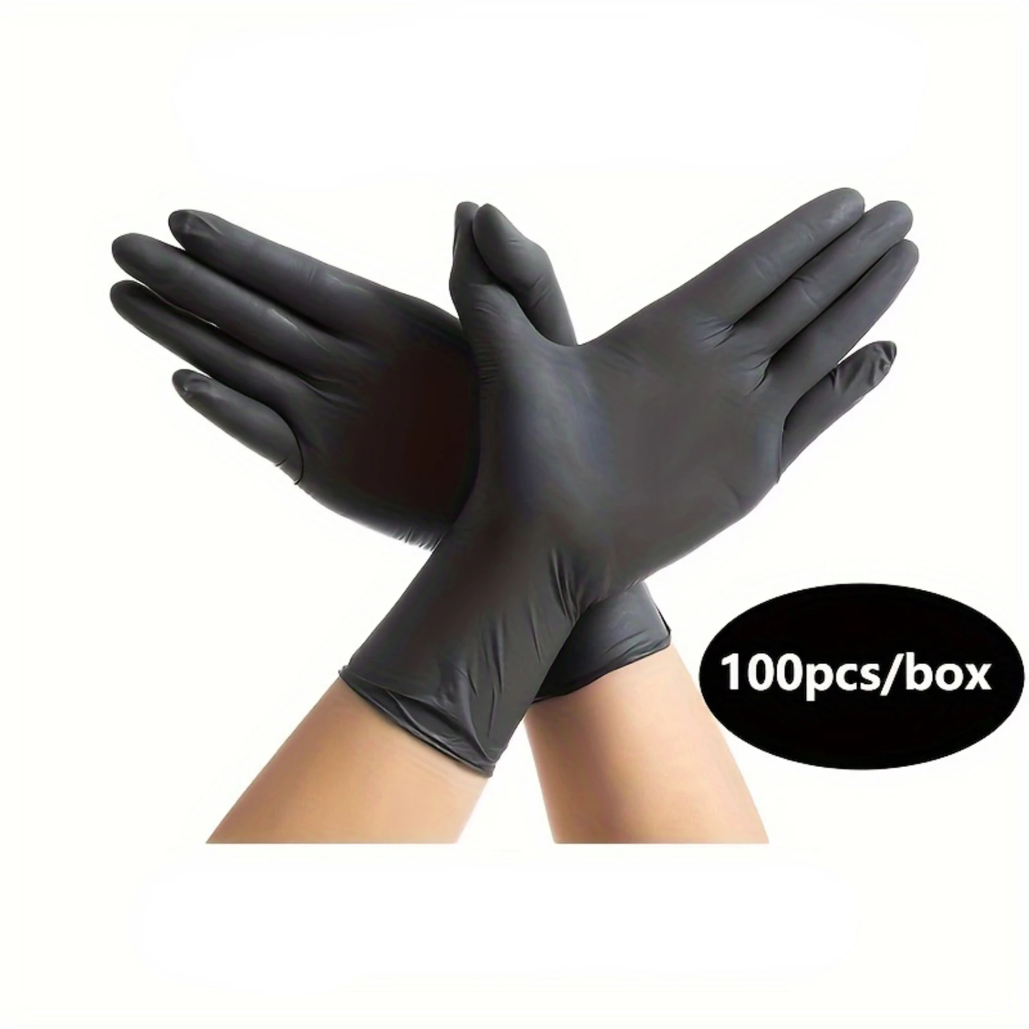Textured Black Nitrile Gloves 4mil - Powder Free Household Rubber Gloves for Hair Dye, Tattoo, Kitchen Food Grade - Multifunctio
Textured Black Nitrile Gloves 4mil - Powder Free Household Rubber Gloves for Hair Dye, Tattoo, Kitchen Food Grade - Multifunctio