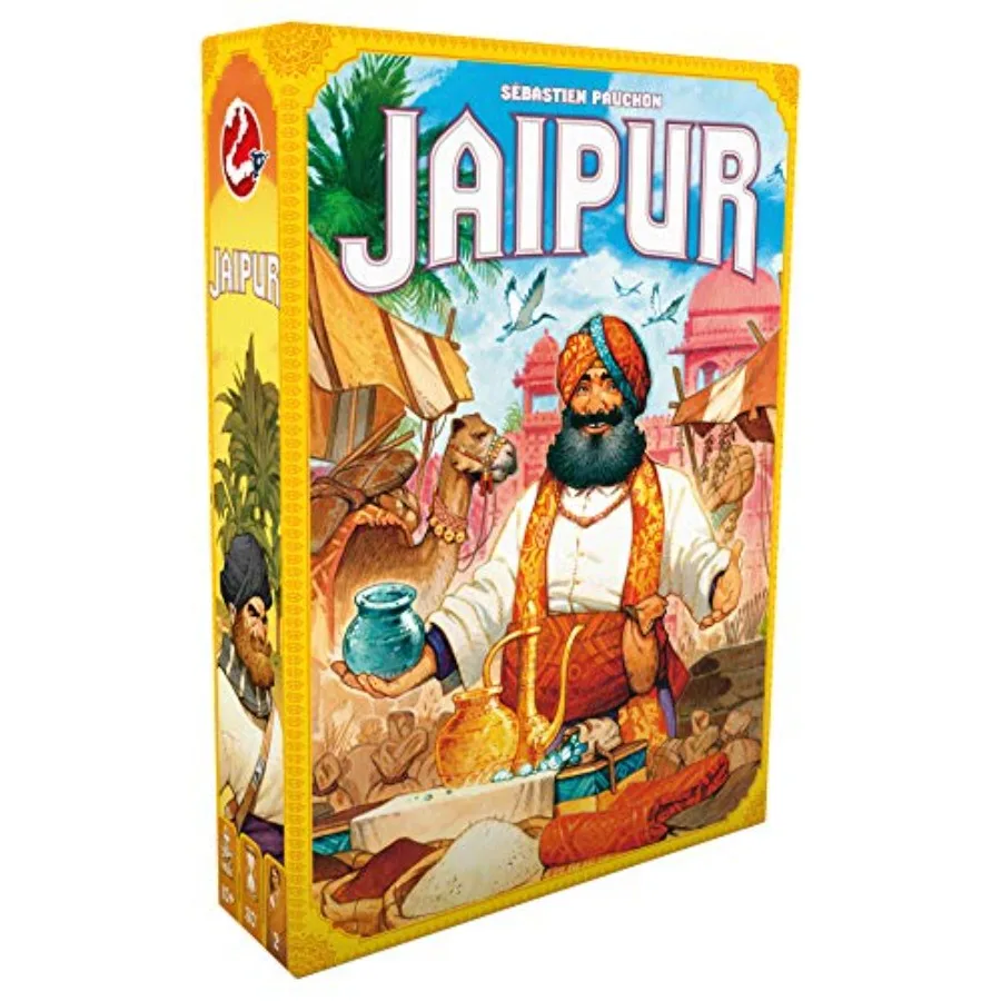 Jaipur Board Game - 2-Player Trading Card Strategy for Adults and Families, Fast-Paced Merchant Duel, Adult Board Games, Fun fo
Jaipur Board Game - 2-Player Trading Card Strategy for Adults and Families, Fast-Paced Merchant Duel, Adult Board Games, Fun fo