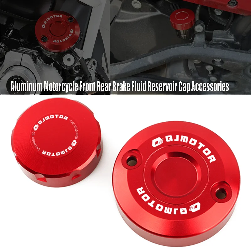 New Fit For QJMOTOR QJ SRT 800/800X/800SX 800SRT Motorcycle Accessories CNC Front Brake Clutch Rear Brake Fluid Reservoir Cover
New Fit For QJMOTOR QJ SRT 800/800X/800SX 800SRT Motorcycle Accessories CNC Front Brake Clutch Rear Brake Fluid Reservoir Cover