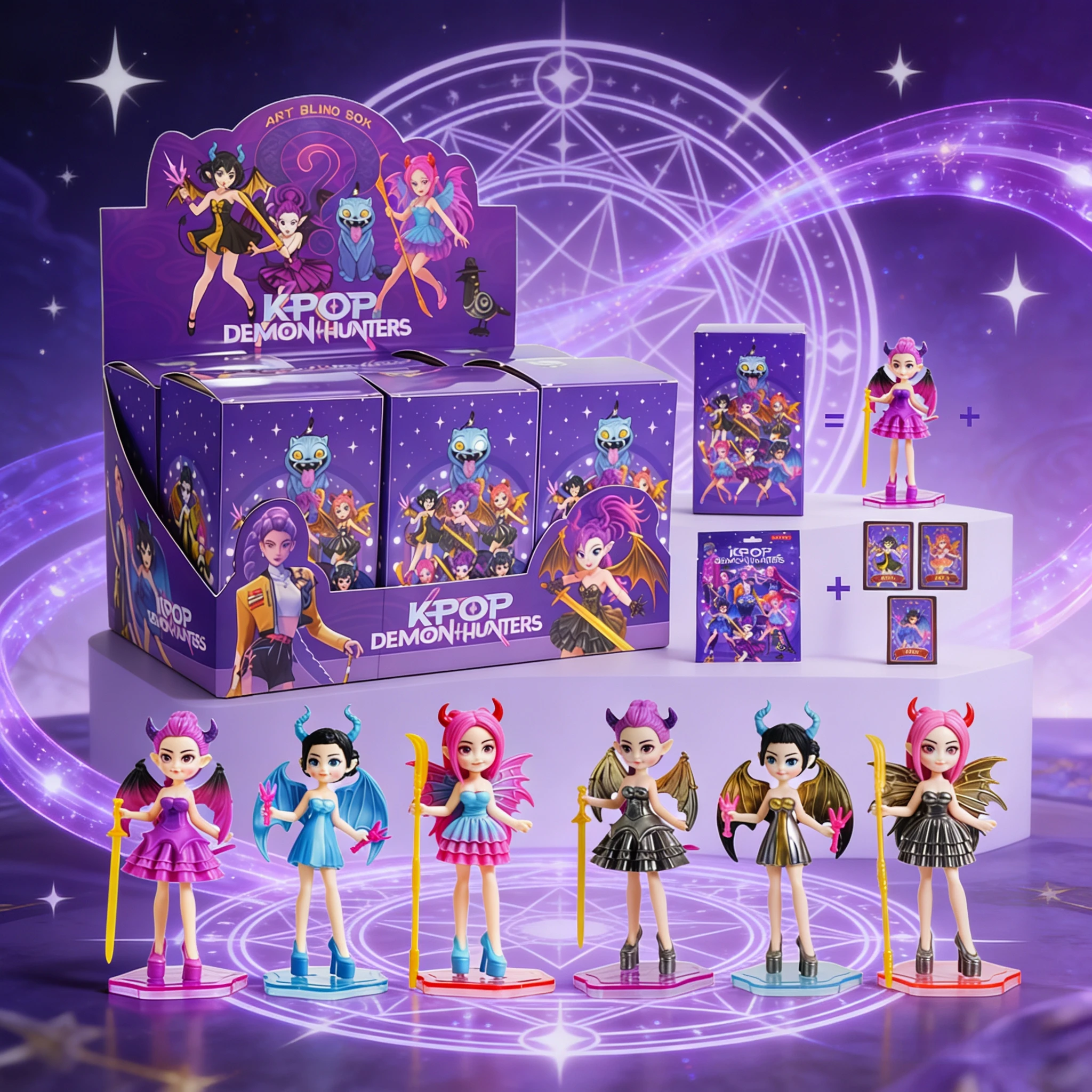 Kpop Demon Hunter слепая коробка, экшн-фигурки, украшения, загадочная сумка-сюрприз, детские игрушки, аниме-кукла, Huntrix Rumi Mira Zoey, подарки
Kpop Demon Hunter слепая коробка, экшн-фигурки, украшения, загадочная сумка-сюрприз, детские игрушки, аниме-кукла, Huntrix Rumi Mira Zoey, подарки