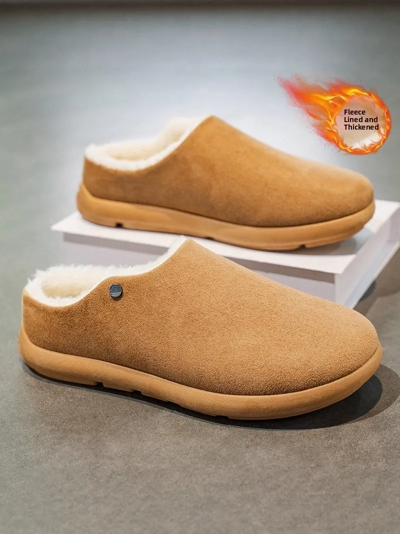 Men's Winter Fleece Lined Slip-On Shoes Office Waterproof Anti-Slip Slippers Warm Thick Bottom Low Heel Color Ultra Lea...
Men's Winter Fleece Lined Slip-On Shoes Office Waterproof Anti-Slip Slippers Warm Thick Bottom Low Heel Color Ultra Lea...