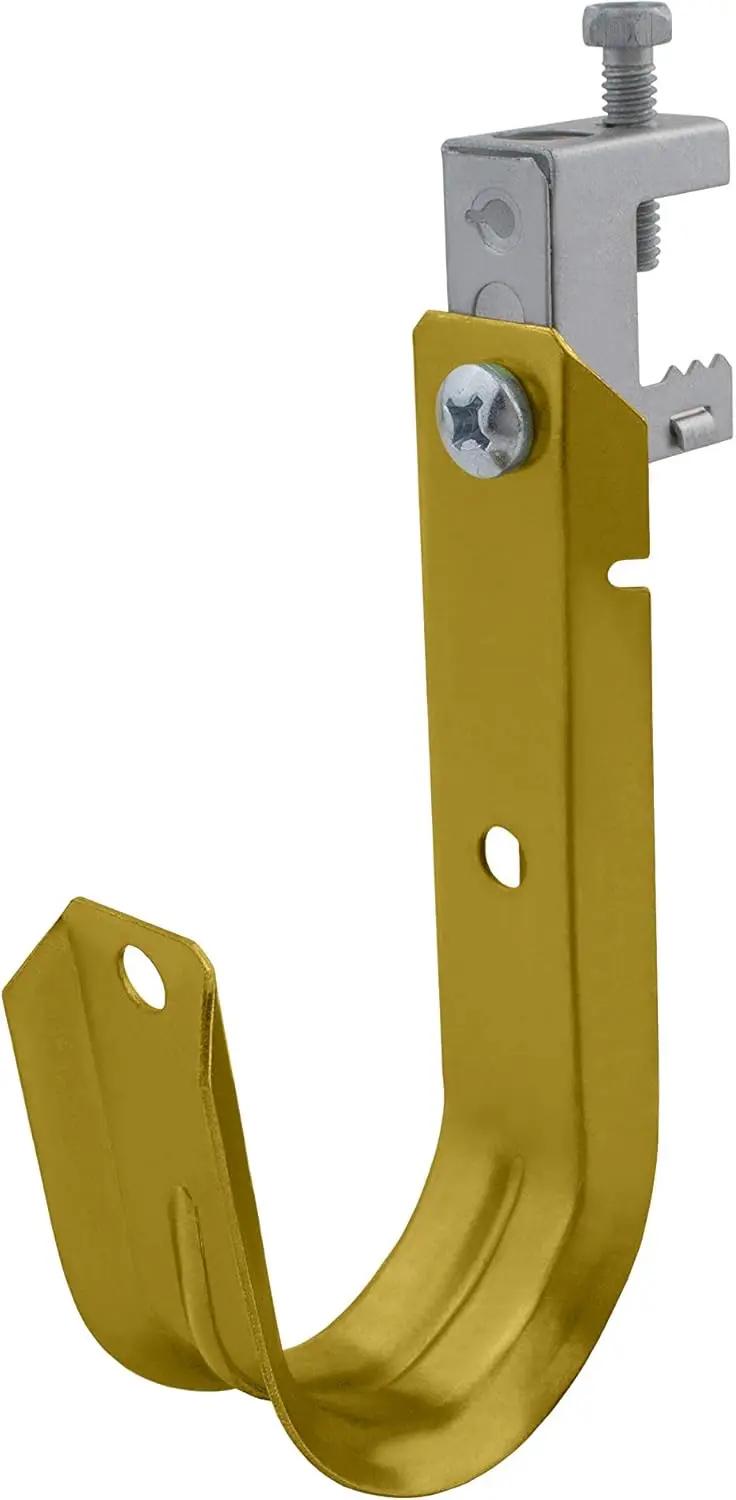 Heavy Duty Metal J-Hook Hangers with Beam Clamp, 25 Pack for Cable & Wire Support
Heavy Duty Metal J-Hook Hangers with Beam Clamp, 25 Pack for Cable & Wire Support
