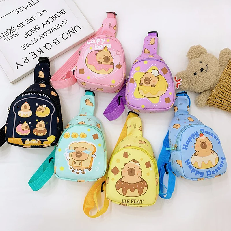 Children's Outdoor Backpack Capybara Crossbody Cute Doll Portable Chest Bag Fashion Storage Bag Kawaii Kids Crossbody Gift
Children's Outdoor Backpack Capybara Crossbody Cute Doll Portable Chest Bag Fashion Storage Bag Kawaii Kids Crossbody Gift