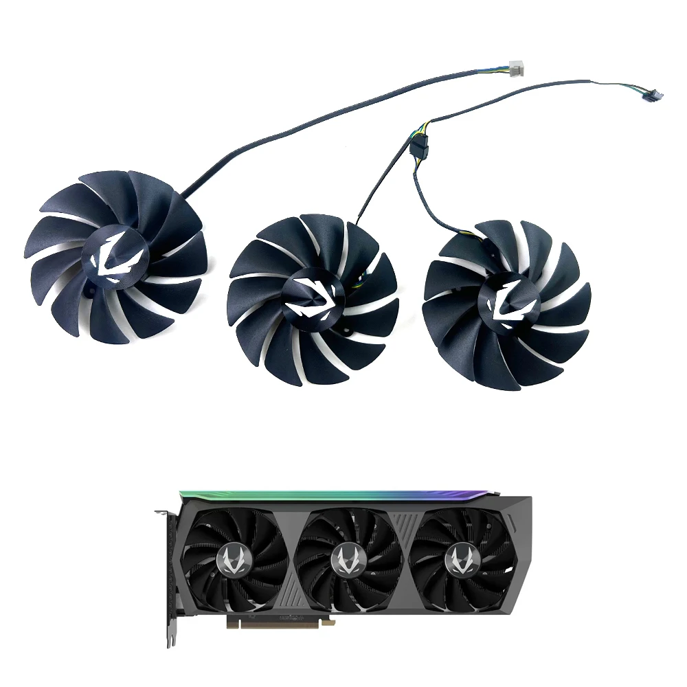 NEW Cooling Fan CF9015H12S RTX 3070 3080 Ti GPU FAN For Zotac RTX 3070 3080 Ti 3090 Trinity AMP Holo GPU Cooler Fans
NEW Cooling Fan CF9015H12S RTX 3070 3080 Ti GPU FAN For Zotac RTX 3070 3080 Ti 3090 Trinity AMP Holo GPU Cooler Fans