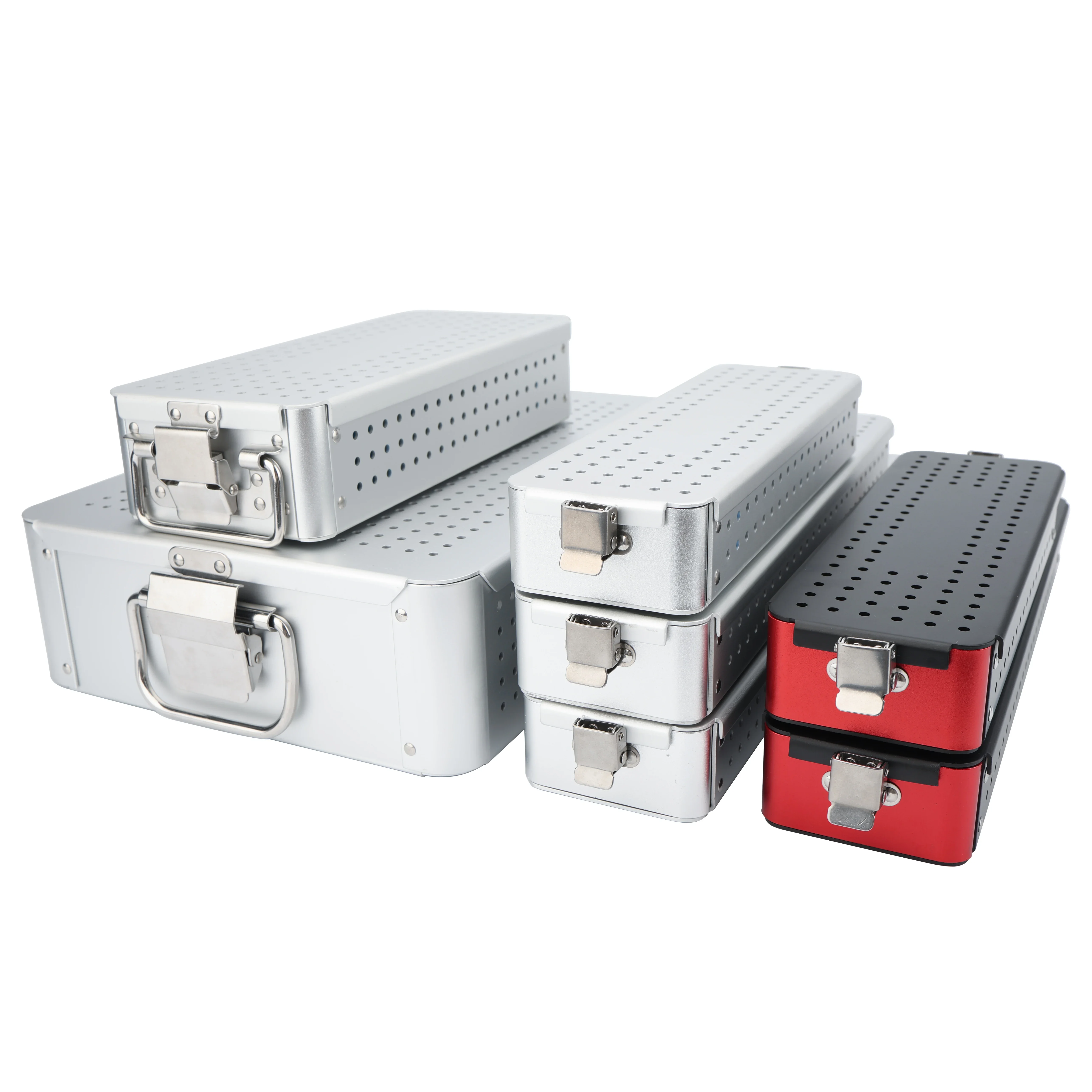 Factory aluminum box sterilization case, reusle aluminum surgical sterilization box aluminum box sterilization case
Factory aluminum box sterilization case, reusle aluminum surgical sterilization box aluminum box sterilization case
