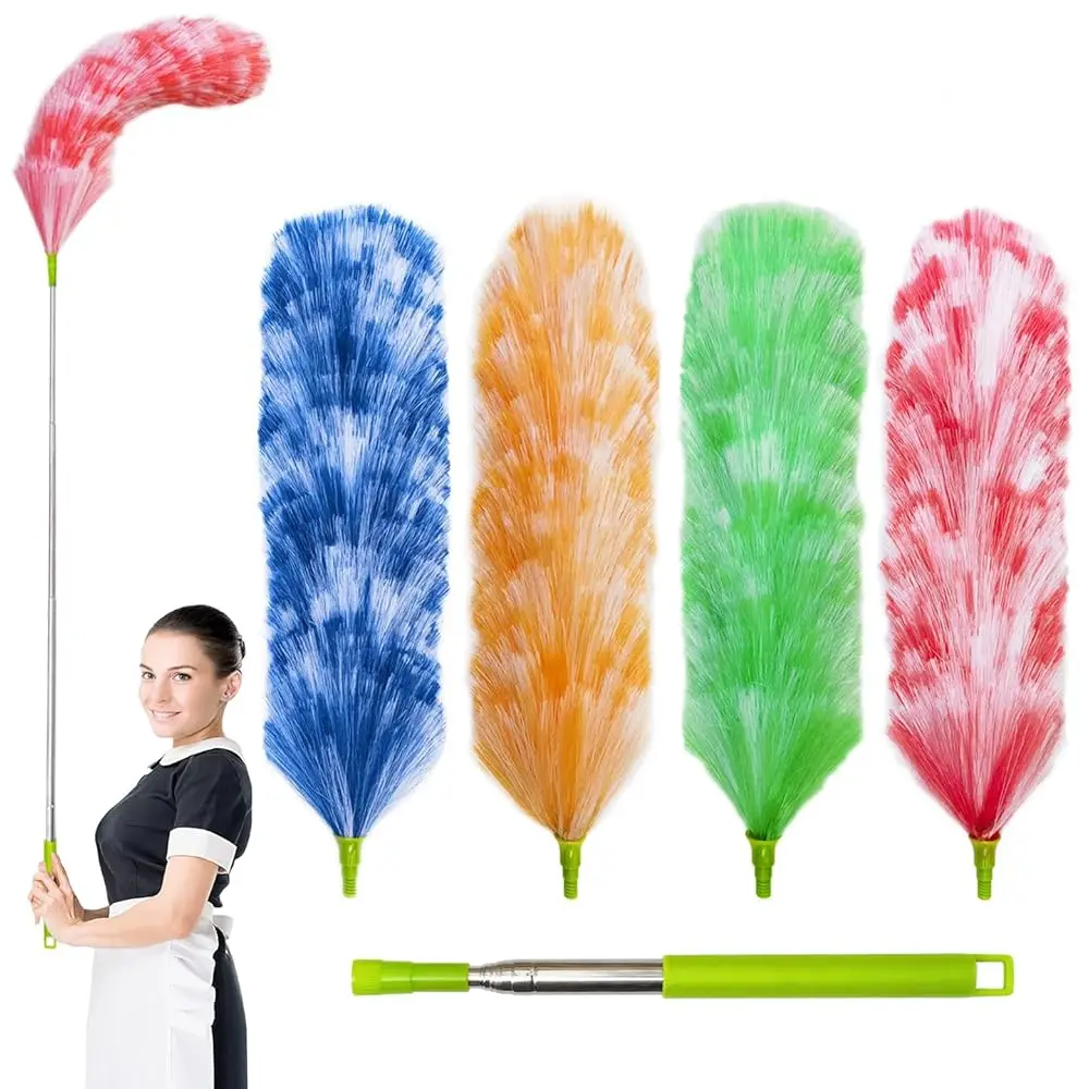 4 Pcs 25"" To 55"" Plastic Microfiber Feather Duster Kit, Extendable Pole, Detachable And Beandable And Washable Duster Head,
4 Pcs 25"" To 55"" Plastic Microfiber Feather Duster Kit, Extendable Pole, Detachable And Beandable And Washable Duster Head,