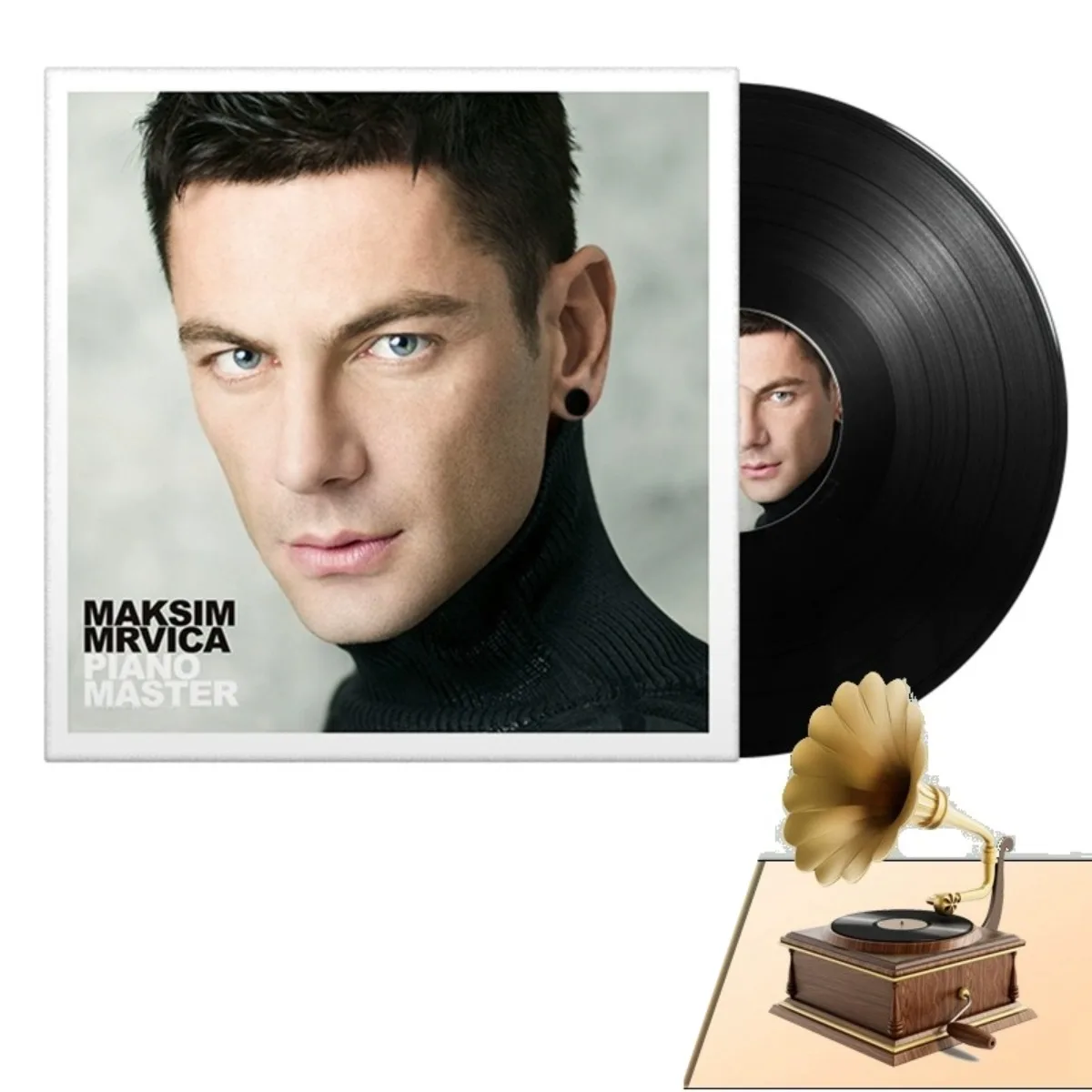 Maksim "Rhapsody" Piano Masterpiece 12-inch LP Vinyl Record - Vintage Gramophone-Specific Disc for Maksim Fans & Piano Lovers
Maksim "Rhapsody" Piano Masterpiece 12-inch LP Vinyl Record - Vintage Gramophone-Specific Disc for Maksim Fans & Piano Lovers