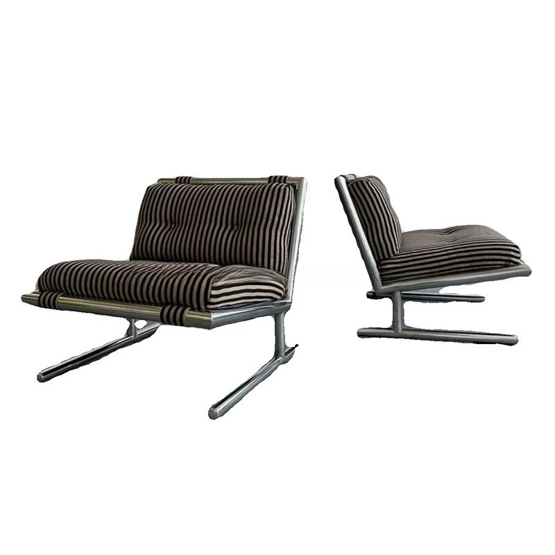 Reclining chair household stainless steel striped living room single chair, sofa chair
Reclining chair household stainless steel striped living room single chair, sofa chair