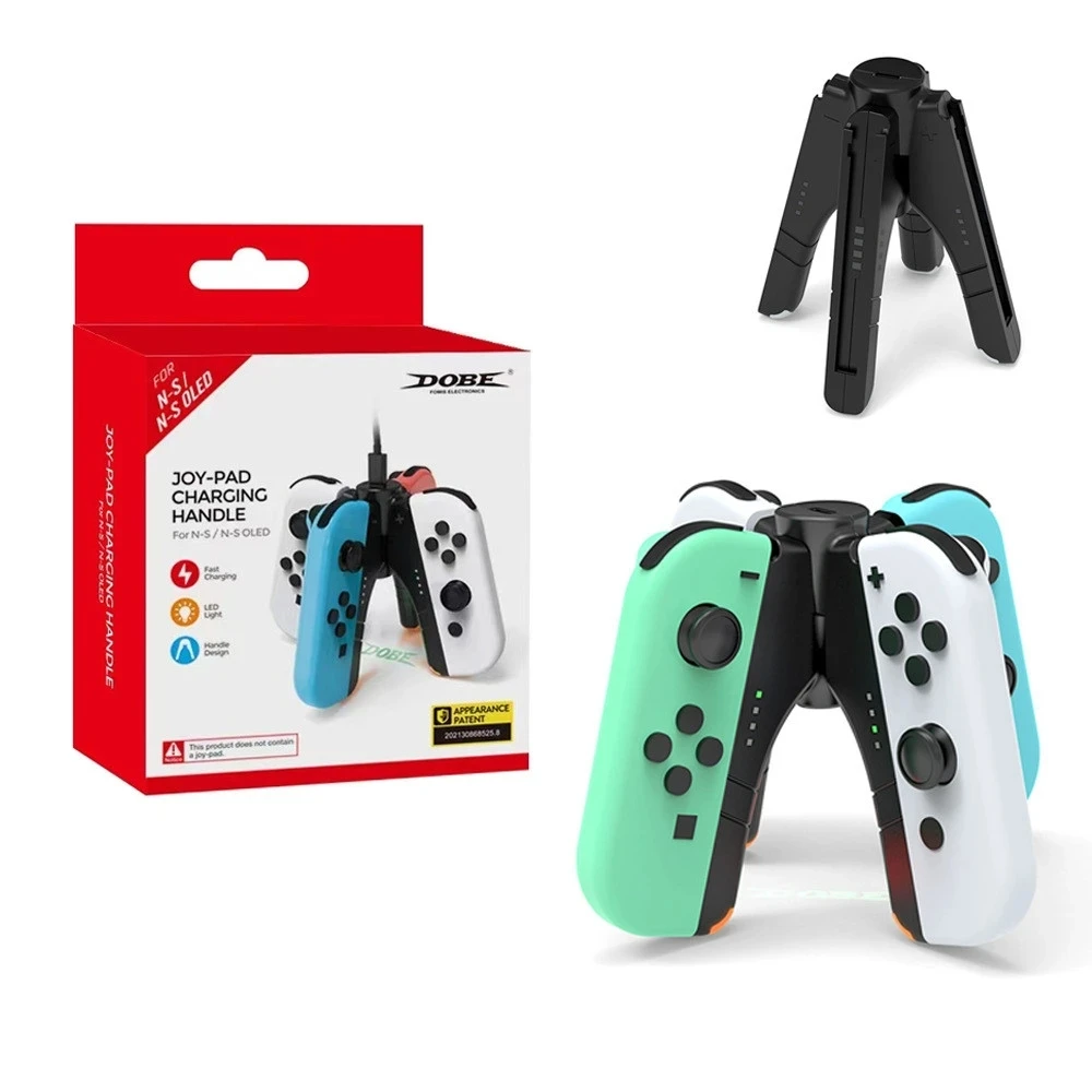 Зарядная док-станция DOBE для переключателя OLED Joy-Con, док-станция «четыре в одном» для NS Joy-pad, небольшой кронштейн для зарядного устройства контроллера
Зарядная док-станция DOBE для переключателя OLED Joy-Con, док-станция «четыре в одном» для NS Joy-pad, небольшой кронштейн для зарядного устройства контроллера