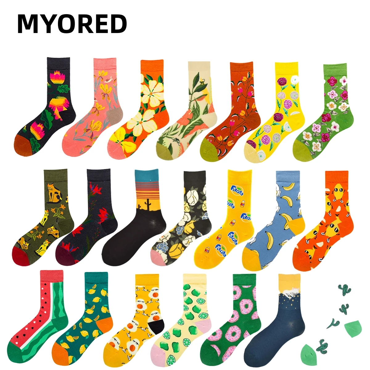 MYORED 1 pair drop shipping women socks christmas gift short socks colorful flower pattern harajuku creative funny gift socks
MYORED 1 pair drop shipping women socks christmas gift short socks colorful flower pattern harajuku creative funny gift socks