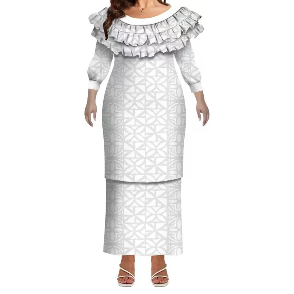 Summer Round-Neck Mid-Sleeve Double-Layer Pleated Puletasi Custom-Made Slim-Fitting Dress 
Summer Round-Neck Mid-Sleeve Double-Layer Pleated Puletasi Custom-Made Slim-Fitting Dress