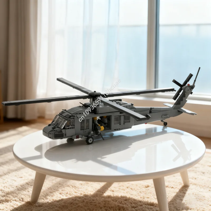 951pcs MOC Sikorsky UH BLACK HAWK 1 Scale Creator Model Building Christmas Gifts Blocks Construction DIY Idea Education Toy Kids
951pcs MOC Sikorsky UH BLACK HAWK 1 Scale Creator Model Building Christmas Gifts Blocks Construction DIY Idea Education Toy Kids