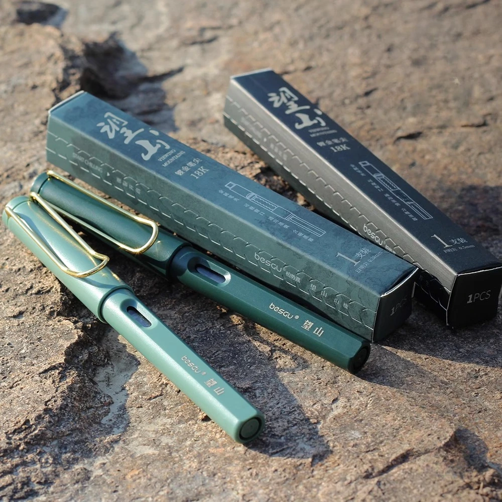 High-quality Wangshan Pen 18K Gold-plated Nib Smooth and Smooth Posture Student Practice Stationery Gifts School Office Supplies
High-quality Wangshan Pen 18K Gold-plated Nib Smooth and Smooth Posture Student Practice Stationery Gifts School Office Supplies