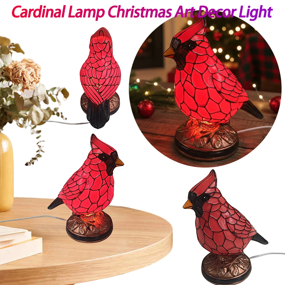 Resin Bird Lamp Christmas Art Decor Light Red Bird Night Light for Bedside Livingroom Bedroom Home Decoration
Resin Bird Lamp Christmas Art Decor Light Red Bird Night Light for Bedside Livingroom Bedroom Home Decoration