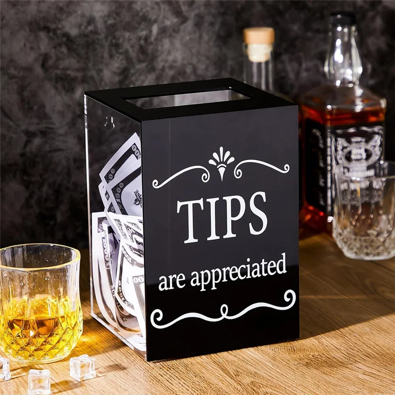 【Hot Cake】Acrylic Tips Jar For Restaurant Donation Suggestion Box Collection Donation Money Storage Container Raffle Cash Box
【Hot Cake】Acrylic Tips Jar For Restaurant Donation Suggestion Box Collection Donation Money Storage Container Raffle Cash Box