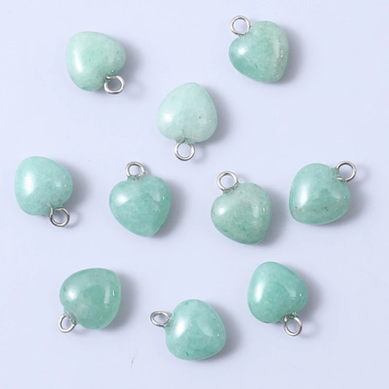 4pcs/set Mini Heart Shaped Gemstone Pendant Natural Healing Crystal For DIY Lovers Jewelry Necklace Earrings Pendant Making Gift
4pcs/set Mini Heart Shaped Gemstone Pendant Natural Healing Crystal For DIY Lovers Jewelry Necklace Earrings Pendant Making Gift