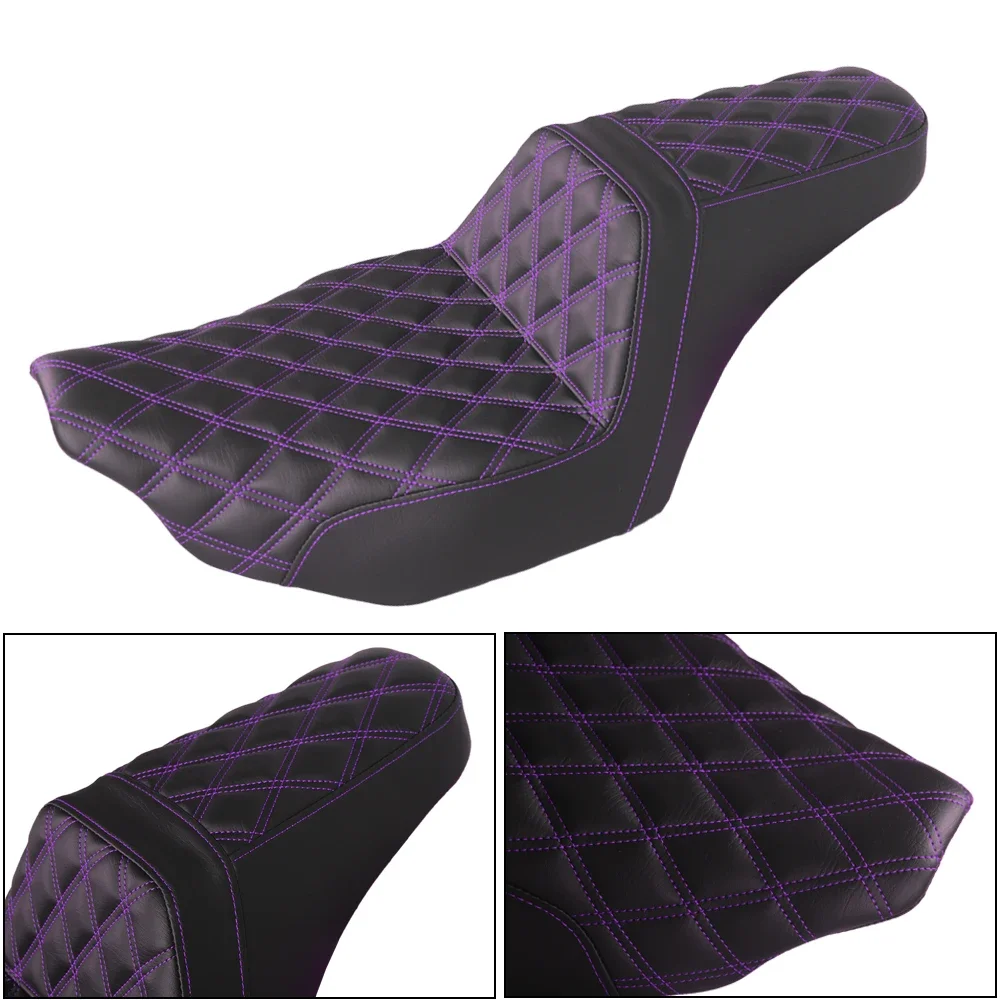 Motorcycle Purple Stitch Step Up Seat Colors Cushion for Harley Touring Street Glide Road Glide 2023.5-2025
Motorcycle Purple Stitch Step Up Seat Colors Cushion for Harley Touring Street Glide Road Glide 2023.5-2025