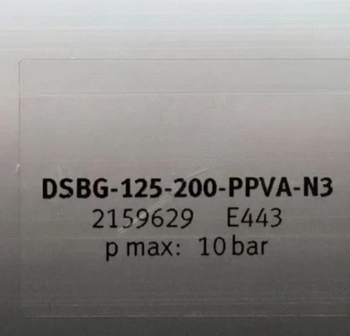 Brand New DSBG-125-200-PPVA-N3 2159629 1pcs Cylinder Vacuum Cylinder Fast delivery
Brand New DSBG-125-200-PPVA-N3 2159629 1pcs Cylinder Vacuum Cylinder Fast delivery