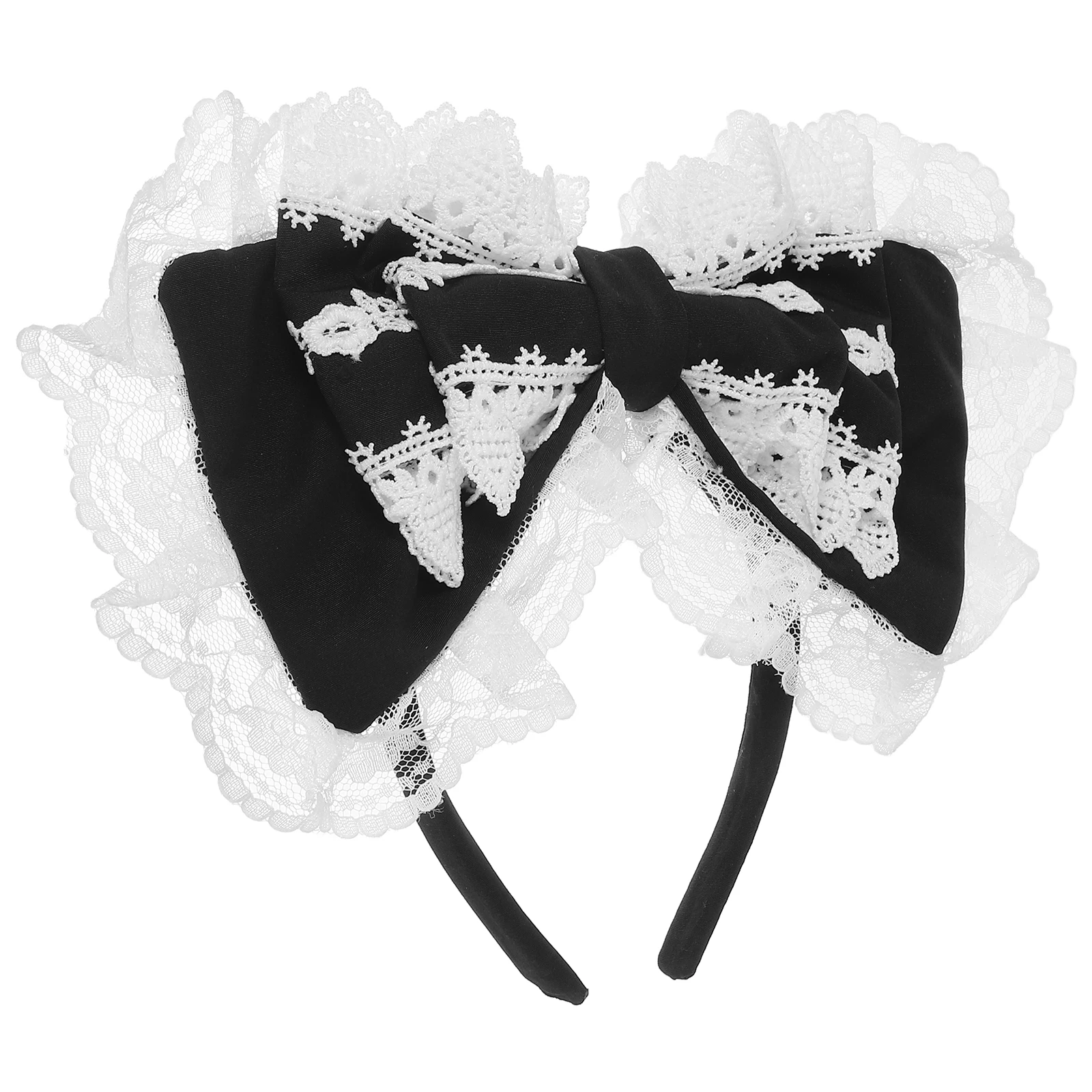Lace Bowknot Headbands Kawaii Lolita Accessories Women Gothic Tiara Hair Hoop Elastic Headpiece Hairstyle Party Wedding Carnival
Lace Bowknot Headbands Kawaii Lolita Accessories Women Gothic Tiara Hair Hoop Elastic Headpiece Hairstyle Party Wedding Carnival