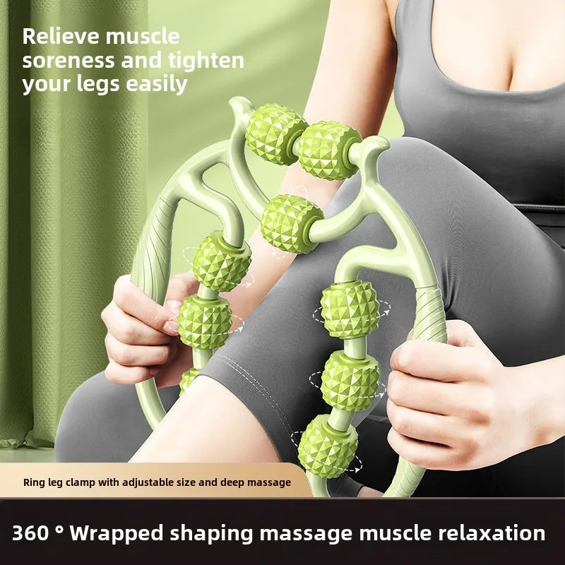 9-Roller Leg Massager, Deep Tissue Muscle Relaxation Tool for Soreness Relief, Leg Shaping, Post-Workout Recovery & Home Use
9-Roller Leg Massager, Deep Tissue Muscle Relaxation Tool for Soreness Relief, Leg Shaping, Post-Workout Recovery & Home Use