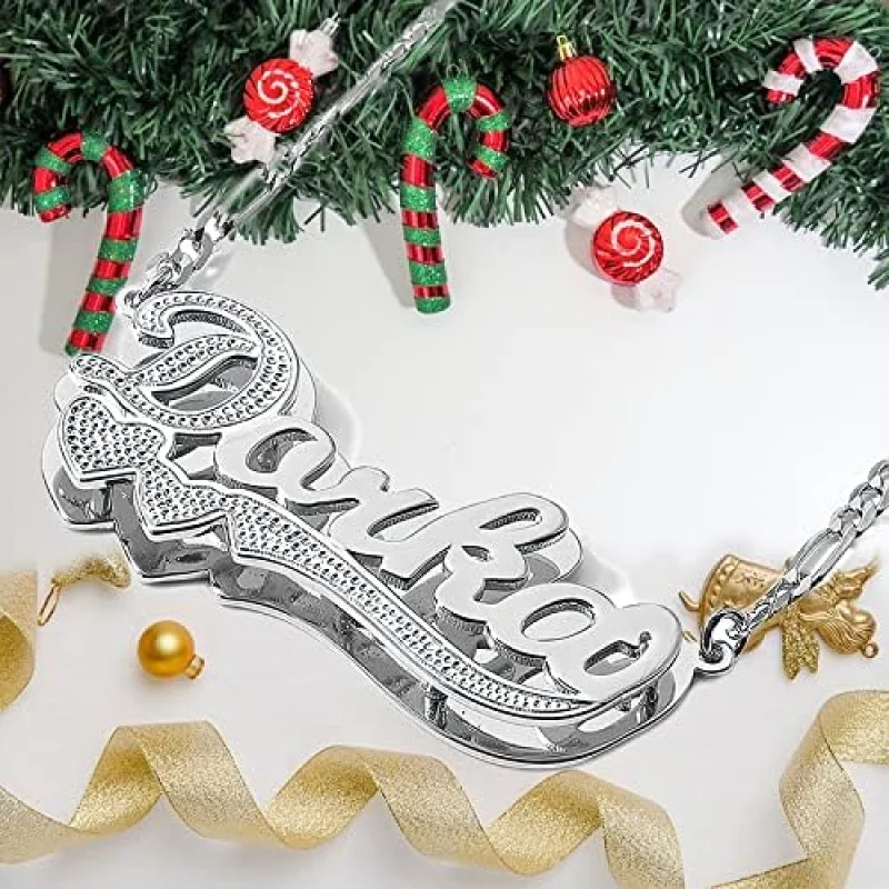 Two-Tone Custom Name Necklace - 18K Gold Plated Personalized Engraved Heart Pendant Gift for Women Men
Two-Tone Custom Name Necklace - 18K Gold Plated Personalized Engraved Heart Pendant Gift for Women Men