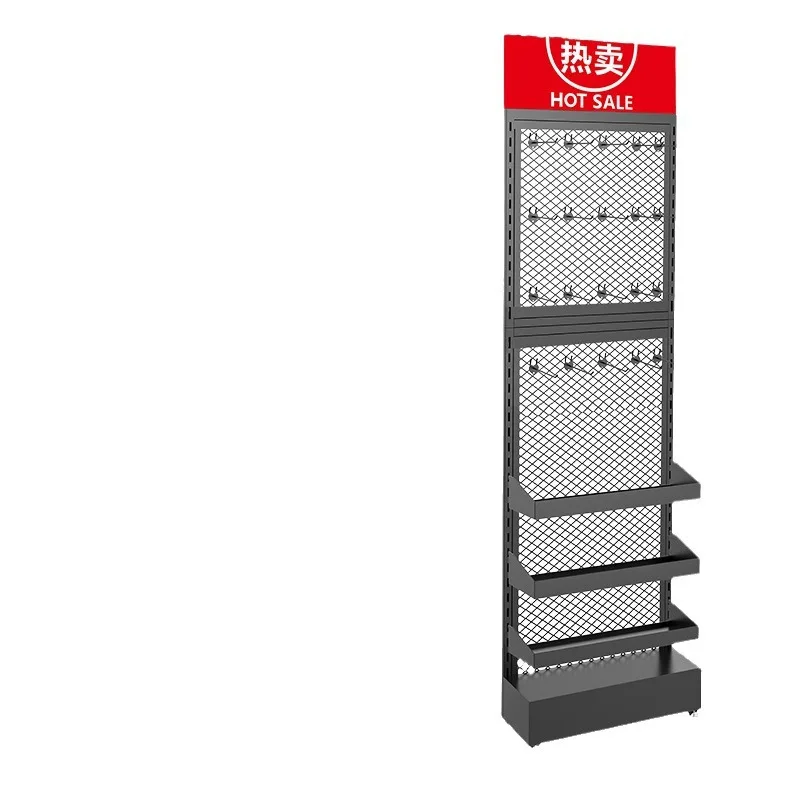 Supermarket snack food rack chewing gum storage stand display stand end rack adjustment multi-layer hook
Supermarket snack food rack chewing gum storage stand display stand end rack adjustment multi-layer hook