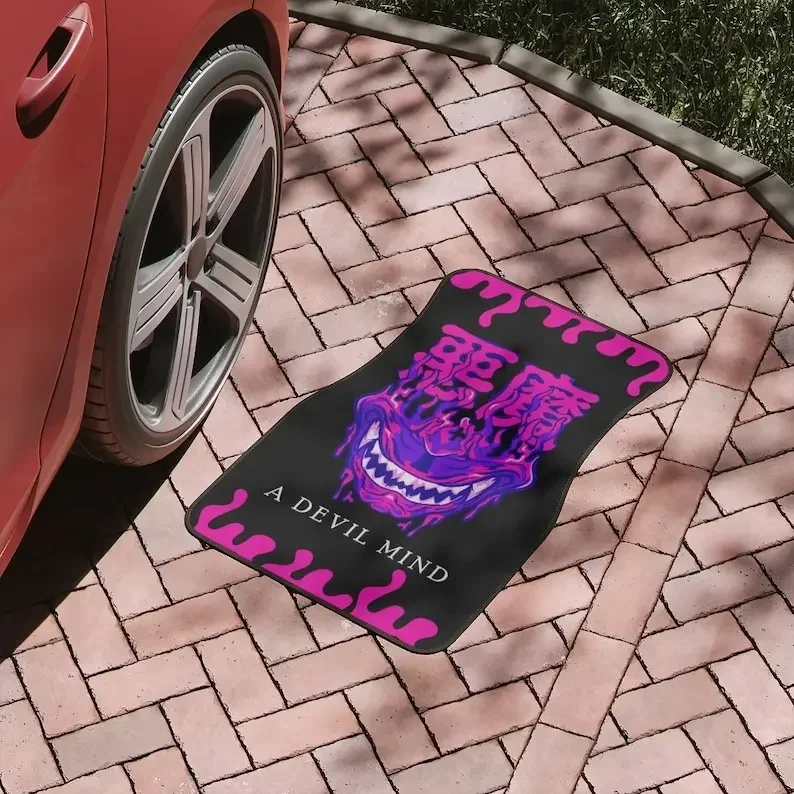 Oni Demon art print, car floor mat, japanese demon print, cute car accessories for teens, japanese letters, kanji,purple
Oni Demon art print, car floor mat, japanese demon print, cute car accessories for teens, japanese letters, kanji,purple