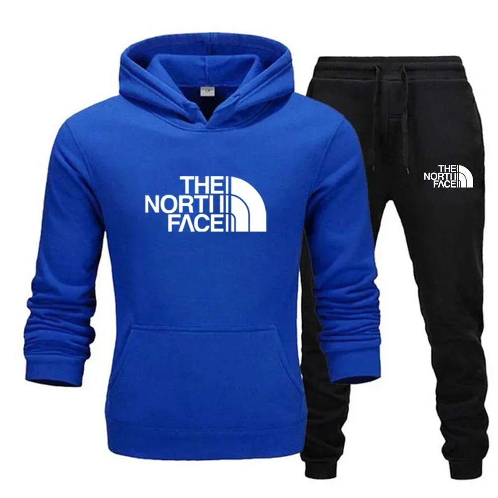 New men's sports hoodie set, fashion autumn and winter men and women outdoor jogging casual hoodie + sweatpants two-piece set
New men's sports hoodie set, fashion autumn and winter men and women outdoor jogging casual hoodie + sweatpants two-piece set