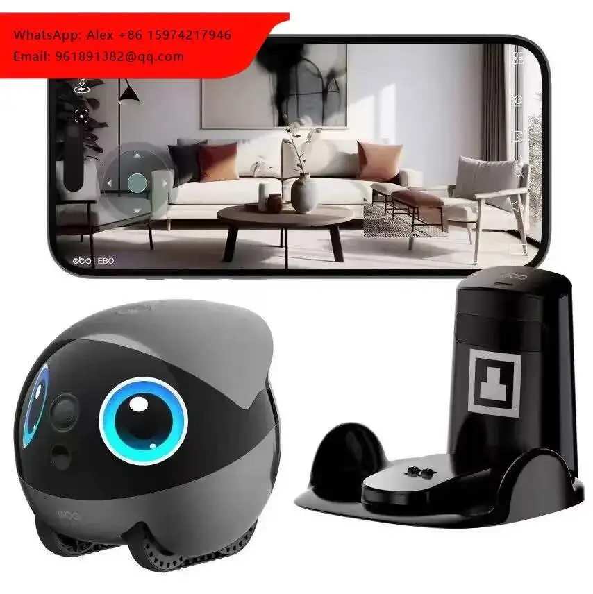 Enabot EBO AIR 2 PLUS Intelligent Pet Companion Robot 3k Camera Video Call AI Patrol Function Play Video
Enabot EBO AIR 2 PLUS Intelligent Pet Companion Robot 3k Camera Video Call AI Patrol Function Play Video