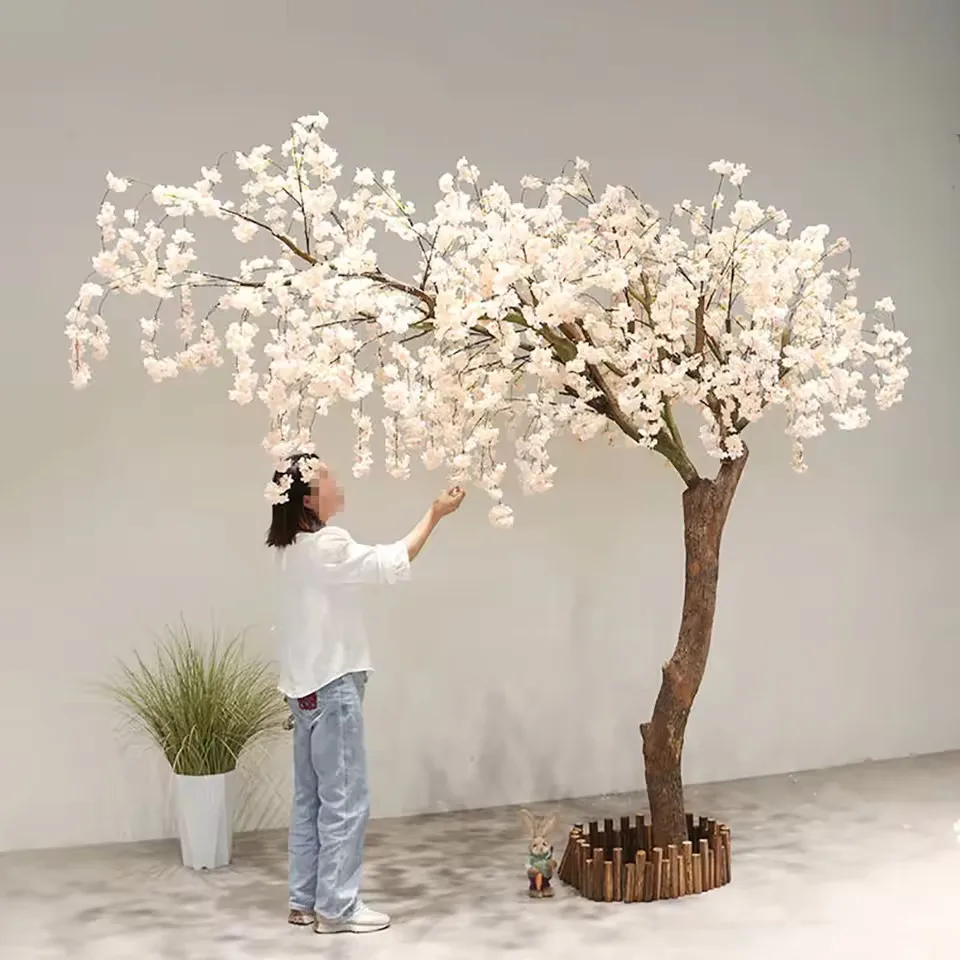 Artificial cherry tree weeping wishing tree large, suitable for wedding party decoration, champagne color, 2.5*2.5 meters
Artificial cherry tree weeping wishing tree large, suitable for wedding party decoration, champagne color, 2.5*2.5 meters