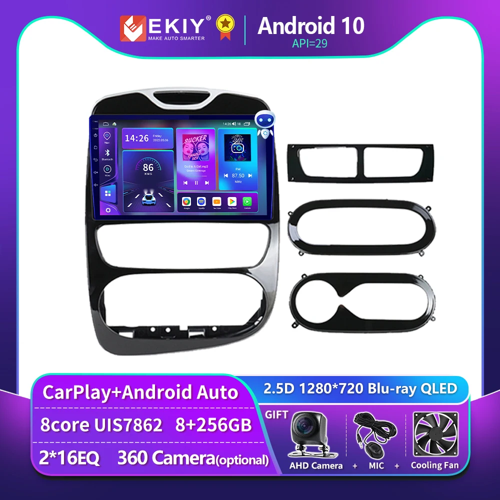 EKIY T900 Android 10 Car Radio Multimedia Player For Renault Clio 3 4 2012 - 2015 2016 - 2018 Stereo Navigation GPS Audio 2 DIN
EKIY T900 Android 10 Car Radio Multimedia Player For Renault Clio 3 4 2012 - 2015 2016 - 2018 Stereo Navigation GPS Audio 2 DIN