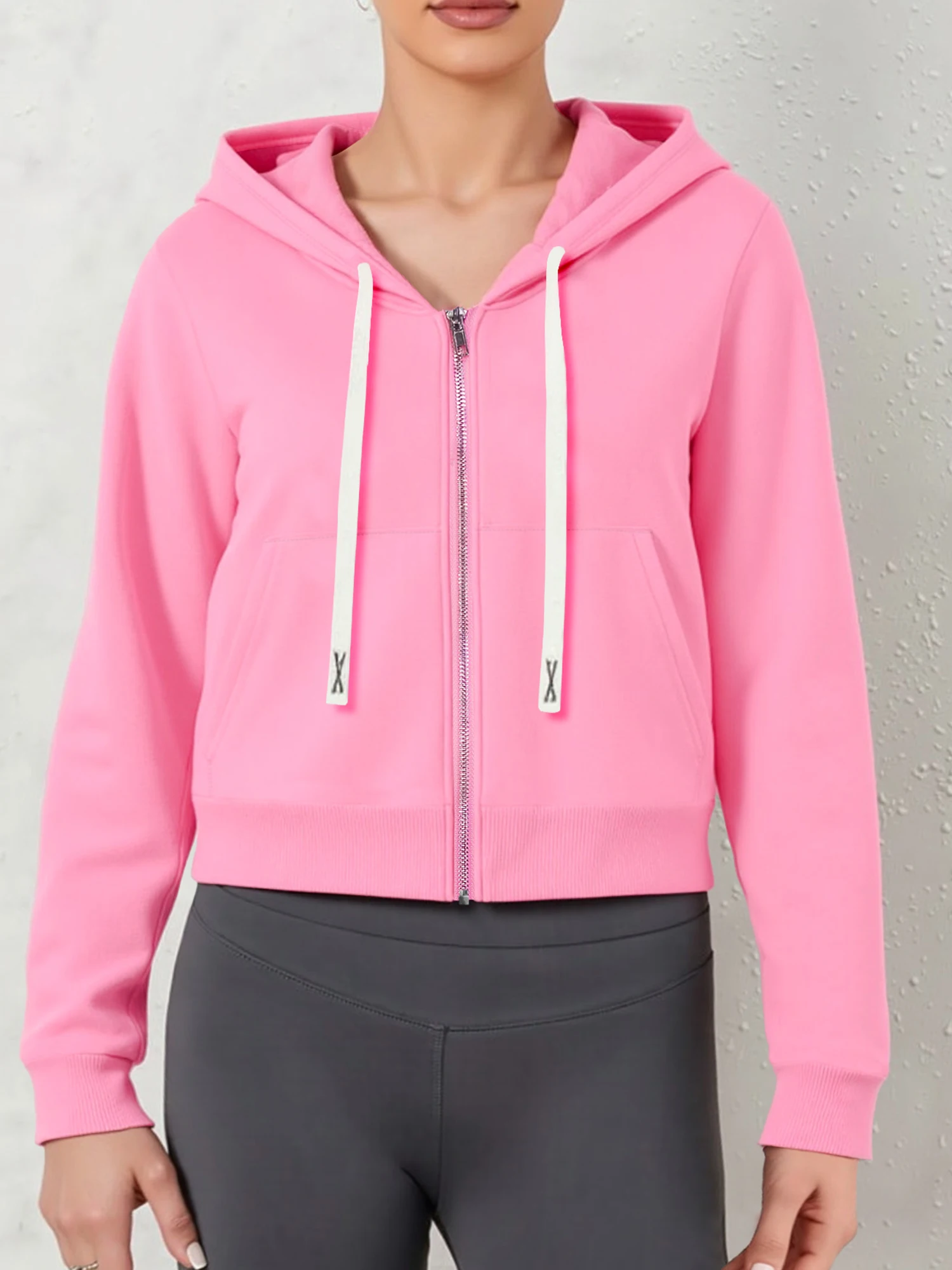 Женская повседневная свободная укороченная толстовка с капюшоном на молнии, легкая, в стиле стритвир
Женская повседневная свободная укороченная толстовка с капюшоном на молнии, легкая, в стиле стритвир