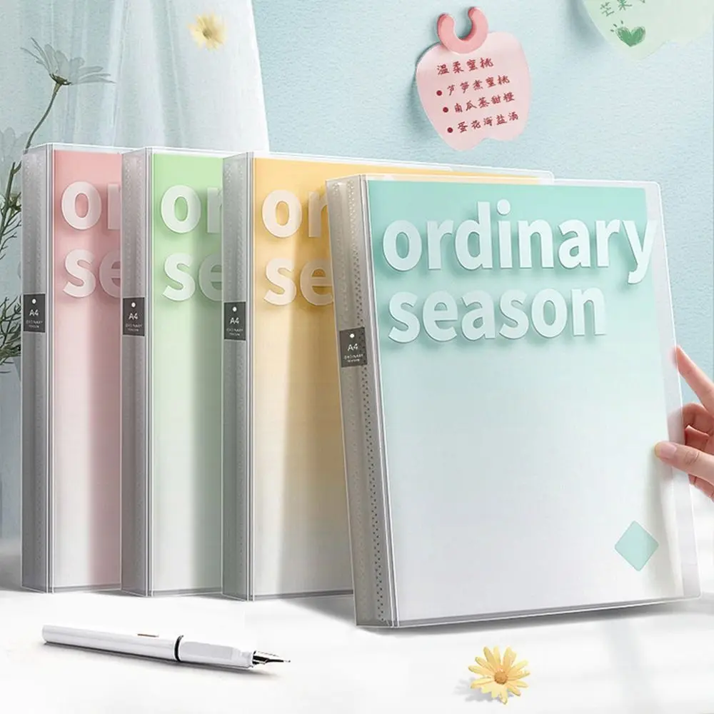 40/60/100 Pockets A4 File Folder Bag Waterproof Large Capacity A4 File Organizer Gradient color Document Folder Music Score
40/60/100 Pockets A4 File Folder Bag Waterproof Large Capacity A4 File Organizer Gradient color Document Folder Music Score