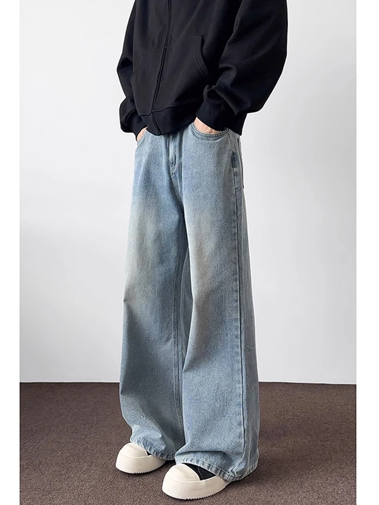 Мужские джинсы Cleanfit High Street в американском стиле с завышенной талией, прямые утягивающие брюки с микро-расклешенными брюками, осенние повседневные джинсы
Мужские джинсы Cleanfit High Street в американском стиле с завышенной талией, прямые утягивающие брюки с микро-расклешенными брюками, осенние повседневные джинсы