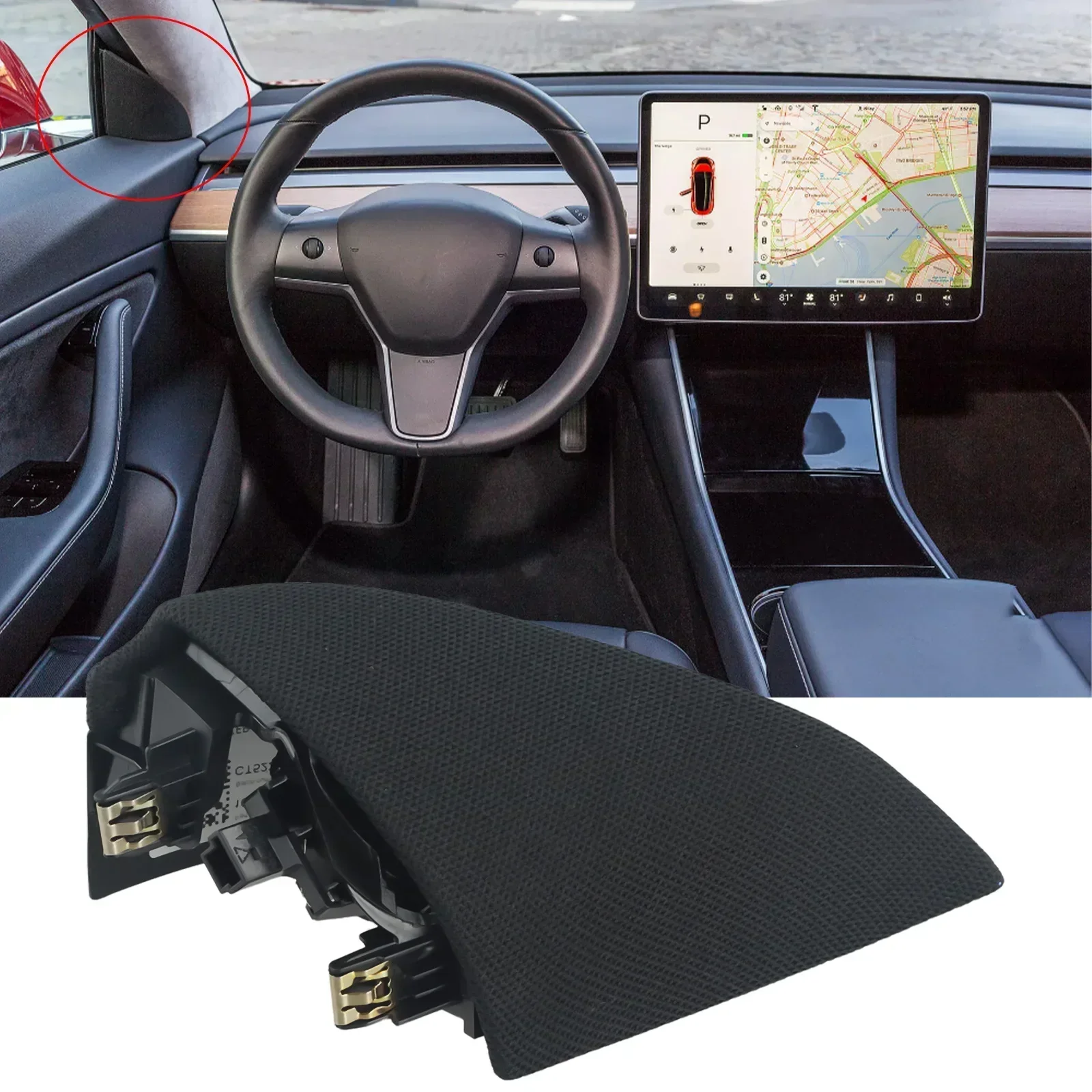 Sound Cover Speaker Cover Car Styling ABS A Pillar Driver Side Front Tweeter For Tesla Model 3 2017 2023 A pillar
Sound Cover Speaker Cover Car Styling ABS A Pillar Driver Side Front Tweeter For Tesla Model 3 2017 2023 A pillar