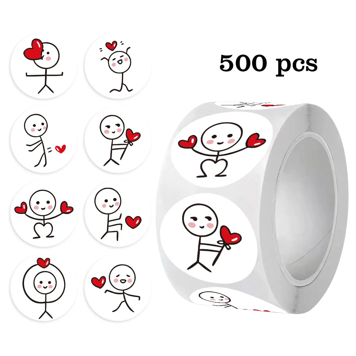 Round Stick Figure Stickers, Cute Cartoon Creative Decals, Kids Journal Sealing Label Stickers for DIY Craft Decoration
Round Stick Figure Stickers, Cute Cartoon Creative Decals, Kids Journal Sealing Label Stickers for DIY Craft Decoration