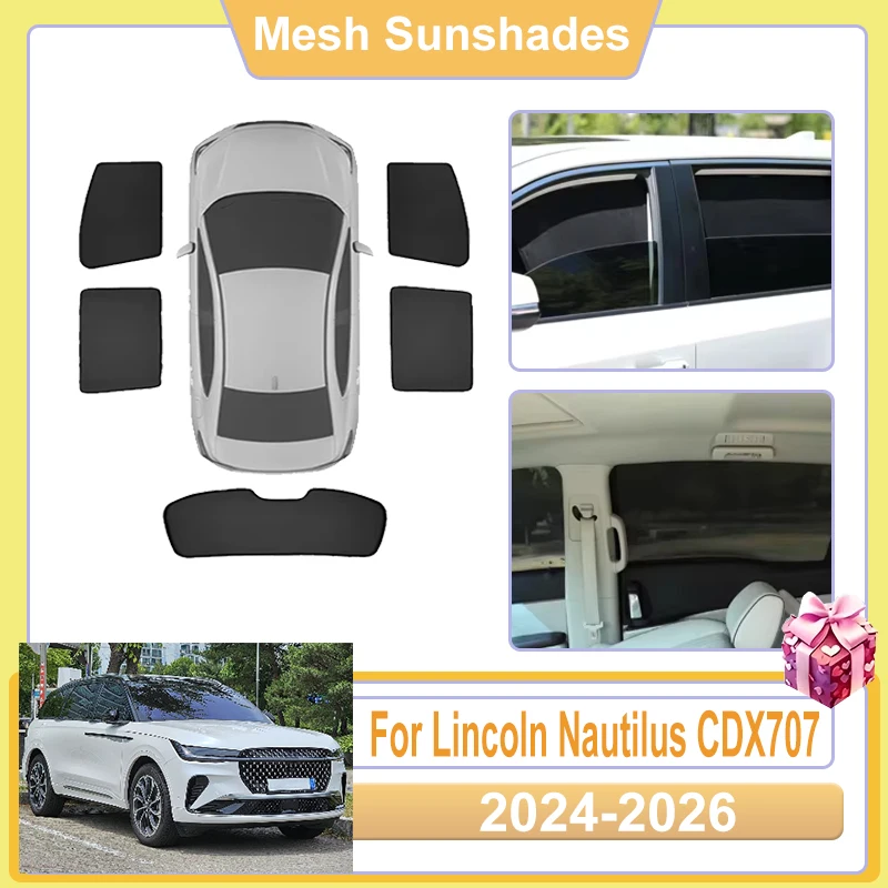 For Lincoln Nautilus Accessories CDX707 MK2 2024 2025 2026 Car Window SunShade Cover light Shield Anti UV Net Sun Baffle Parasol
For Lincoln Nautilus Accessories CDX707 MK2 2024 2025 2026 Car Window SunShade Cover light Shield Anti UV Net Sun Baffle Parasol