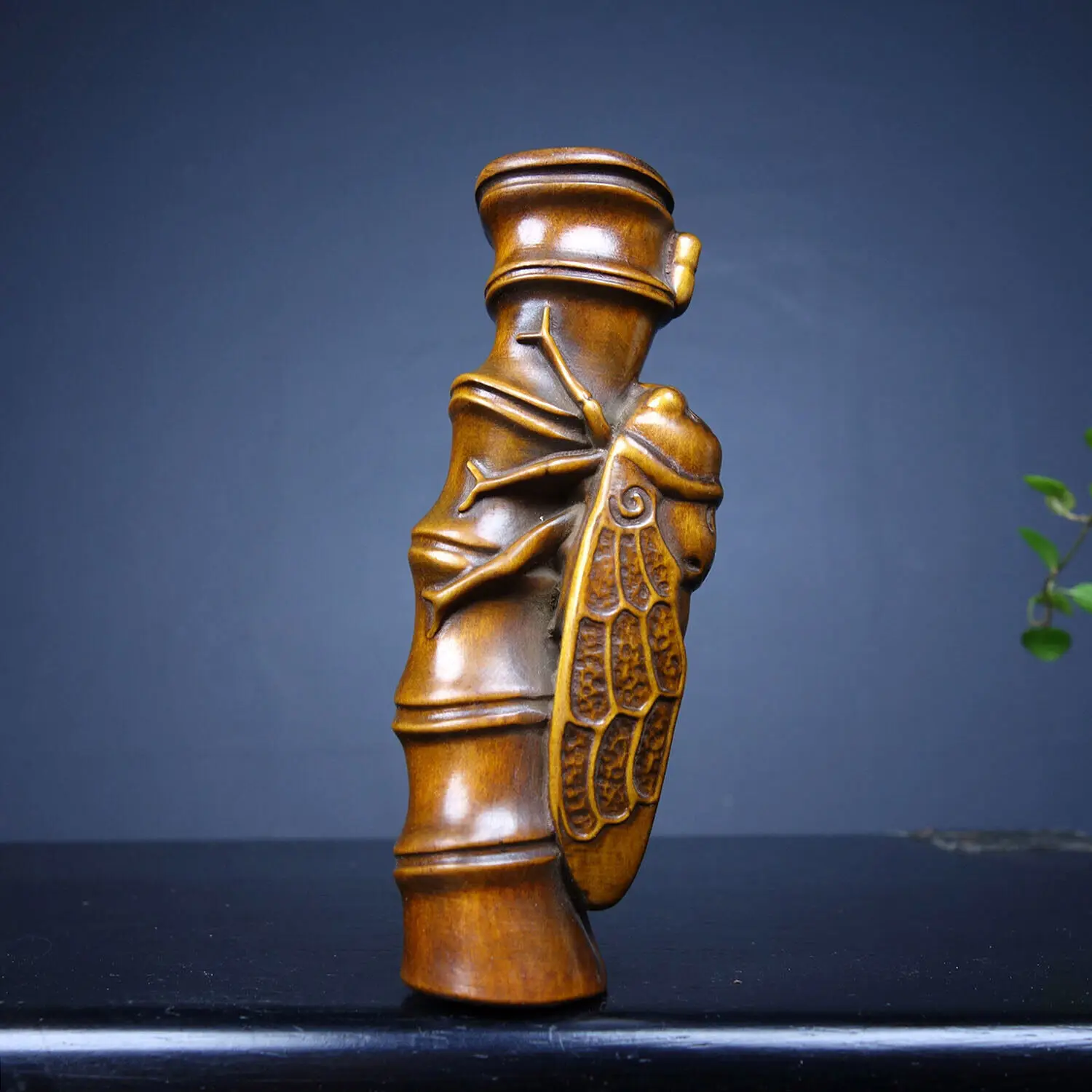 3.5 inch Chinese square wood carved exquisite bamboo statue wooden statue -
3.5 inch Chinese square wood carved exquisite bamboo statue wooden statue -