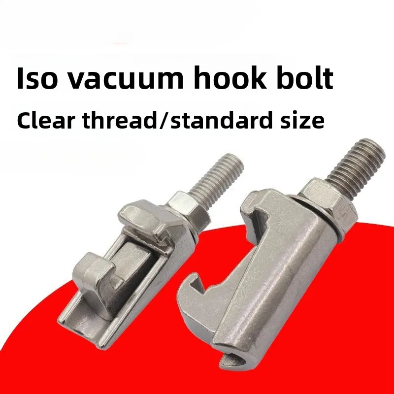 10 pcs Vacuum Hook Head Screw 304 Stainless Steel C-Type Hook Slot Clamp Screw M8 M10M12 Vacuum Bilateral Clamp
10 pcs Vacuum Hook Head Screw 304 Stainless Steel C-Type Hook Slot Clamp Screw M8 M10M12 Vacuum Bilateral Clamp