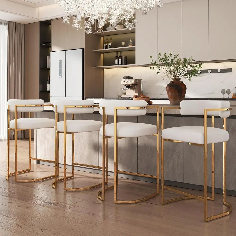 Height Bar Stools Set of 2, 360 Swivel Upholstered Barstools with Backs and Metal Legs, 26 H Seat Height, Linen Fabric in Redis
Height Bar Stools Set of 2, 360 Swivel Upholstered Barstools with Backs and Metal Legs, 26 H Seat Height, Linen Fabric in Redis